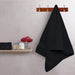 Ultra Soft 8-Piece Towel Set - 100% Pure Ringspun Cotton, Contains 2 Oversized Bath Towels 27X54, 2 Hand Towels 16X28, 4 Wash Cloths 13X13 - Ideal for Everyday Use, Hotel & Spa - Black