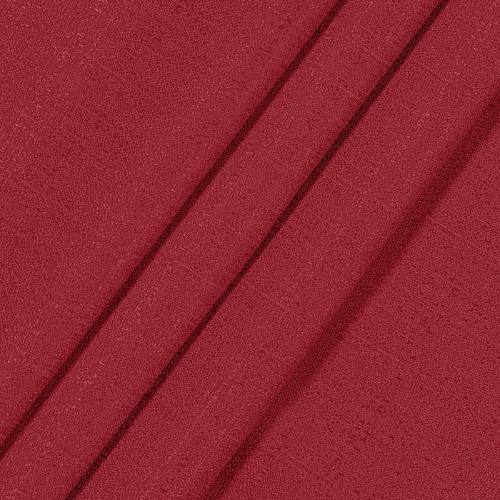Eclipse Samara Solid Color Blackout Rod Pocket Single Curtain Panel, Chili Red, 42 X 54