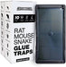 Baited Glue Traps by  - 10 Pre-Baited Trays, Ready to Use Indoors. Rat Mouse Snake Exterminator Plastic Sticky Adhesive Easy No-Mess Simple Non-Toxic Disposable - Made in the USA