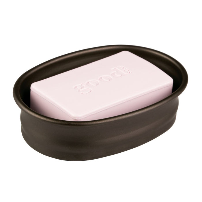 Idesign Bronze Solid Print Steel Soap Dish