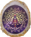 Natural Chakra Agate Display Yoga Meditation Prints Healing Crystal Gemstone Decorative Agate Stone Slice Ornament for Home Office Decor #1