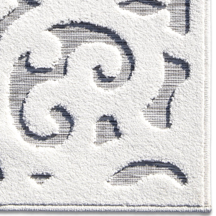 My Texas House Irongate, Transitional, Damask, Woven Area Rug, 5'2" X 7'6"