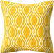 Yellow Pillow Covers 18X18 Set of 4 Modern Decorative Geometric Outdoor Sofa Throw Pillow Cushion Covers Case for Couch Living Room Bedroom Patio Furniture Indoors Home Decor