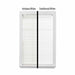 Better Homes & Gardens 2" Cordless Faux Wood Horizontal Blinds, Antique White, 35X64