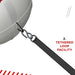 RDX Punch Bag for Boxing, 4Ft 5Ft Unfilled Heavy Bag anti Swing Set, White