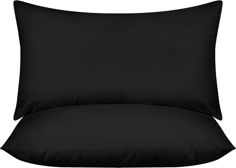 Throw Pillows Insert (Pack of 2, White) - 18 X 18 Inches Bed and Couch Pillows - Indoor Decorative Pillows