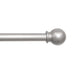 Mainstays 5/8" Nickel Ball Single Curtain Rod, 48-84", Nickel