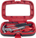 Home Improvement Tool Kit - 15-Piece Household Hand Tools Essentials Set in Durable Plastic Carrying Case for Home, Office, and Car by  (Red)