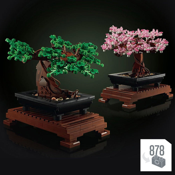 LEGO Icons Bonsai Tree 10281 Building Set for Adults, Home Décor DIY Projects, Relaxing Creative Activity Gift Idea, Botanical Collection (878 Pieces)