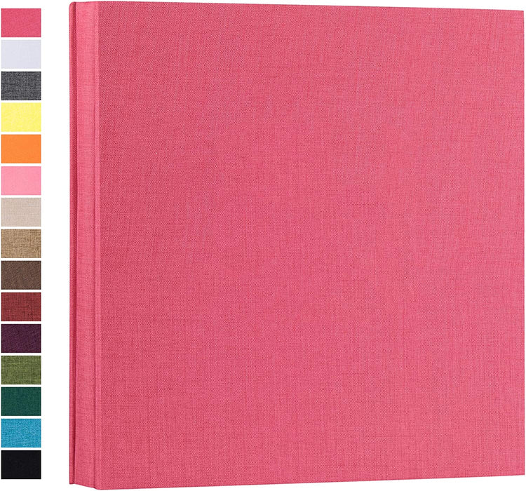 Photo Album for 4X6 600 Photos Linen Cover Extra Large Capacity Photo Book for Family Wedding Anniversary Baby (Beige, 600 Pockets)