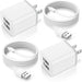Long Iphone Charger 6Ft, 2Pack [Apple Mfi Certified] Lightning to USB Charging Cable Cord with 2 USB Wall Charger Power Adapter Travel Plug Block for Iphone 13 12 11 Pro XS Max Ipad Case
