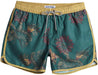 Mens Boys Short 80S 90S Vintage Swim Trunks with Mesh Lining Quick Dry Swim Suits Board Shorts