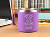 Inspirational Gifts for Women –Stainless Steel Coffee Purple Mug/Tumbler 14Oz “Sometimes You Forget You’Re Awesome” – Idea, Thank You, Coworker, Motivational, Best Friend, Her, Female, Valentines Day