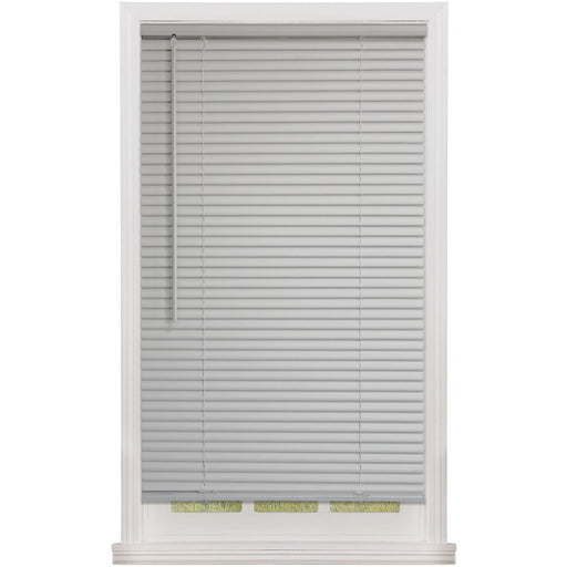 Mainstays 1 In. Cordless, Room Darkening Vinyl Blind, Gray, 31" W X 72"L