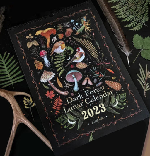 2023 Dark Forest Calendar Animal Wall Calendar