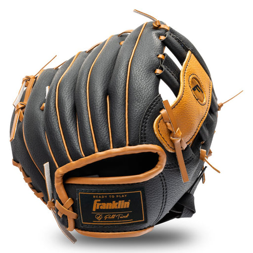 8.5 In. Performance Tee Ball Glove, Black/Tan, Right Hand Throw