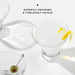 Stemless Martini Glasses. Cocktail Glasses Set of 6. 8Oz Glasses. Footed Margarita Glasses, Liquor Drinking Glasses Bar Set, Shrimp Cocktail Serving Dish, Parfait Glasses, Glass Dessert Cups