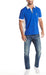 Men'S Short Sleeve Color Block Performance Pique Polo Shirt