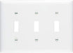Legrand - Pass & Seymour TP2 TP1WCP10 Toggle Switch Wall Plates, 2-Gang, Brown