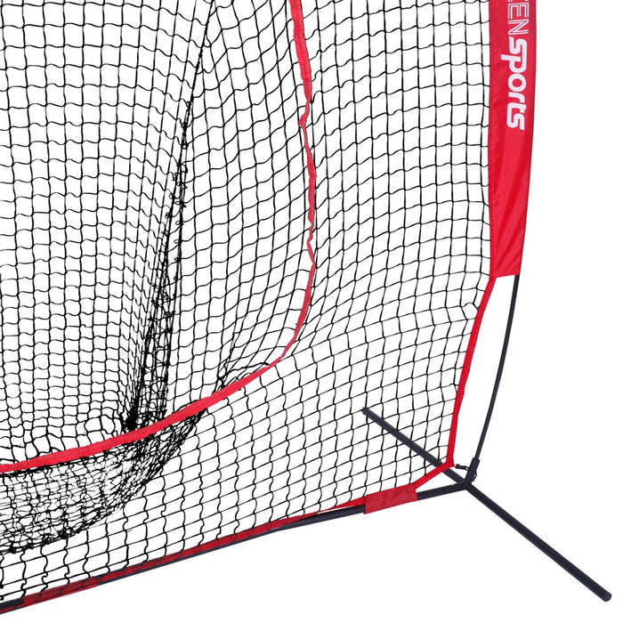 7 X 7' Baseball Softball Net Practice Hitting Pitching Batting & Catching W/ Bag
