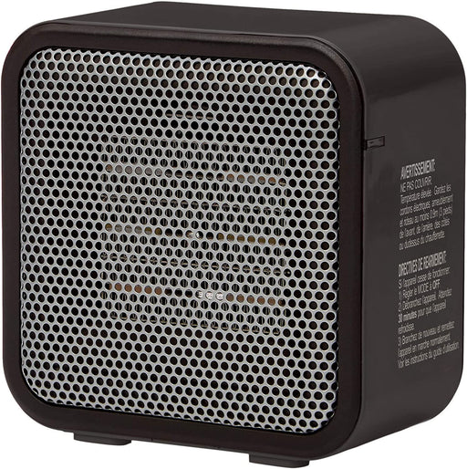 500-Watt Ceramic Small Space Personal Mini Heater - Black