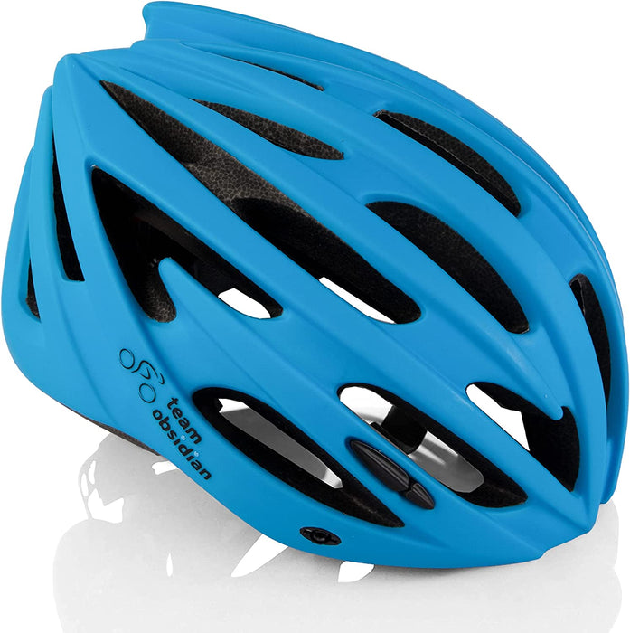 Team Obsidian Airflow Adult Bike Helmet - Lightweight Helmets for Adults with Reinforcing Skeleton - Unisex Bicycle Helmets for Women and Men - Comfortable and Breathable Cycling Mountain Bike Helmet
