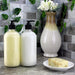 16-Ounce Clear Glass Pump Bottles (2-Pack; 16Oz), Refillable Soap Dispensers