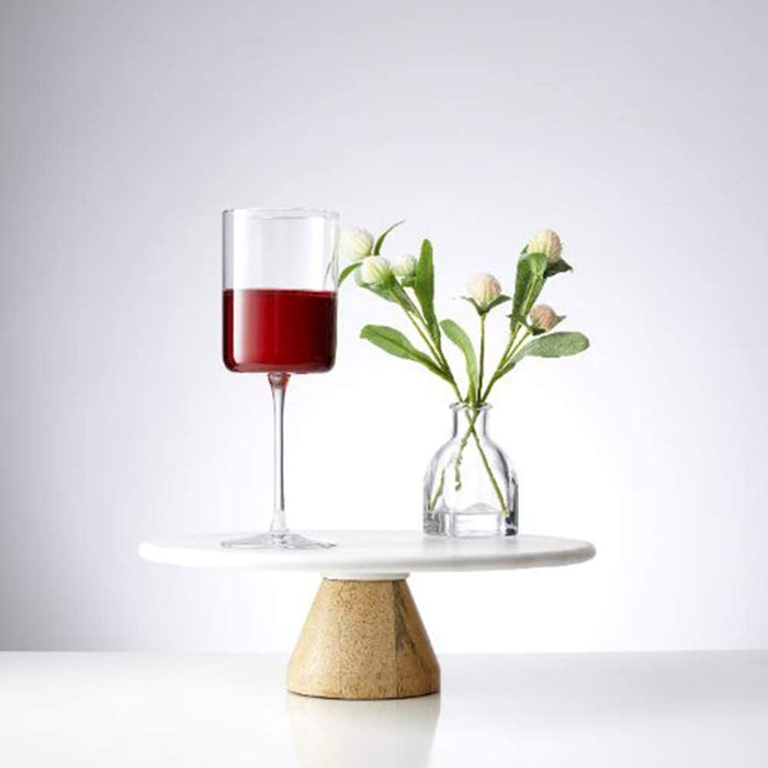 Claire 14Oz Red Wine Glass Set. Large Wine Glasses Set of 2 Crystal Wine Glasses. Elegant Wide Rim Stemware - Modern Wine Glasses with Stem. Stemmed Wine Glasses for Unique Wine Glasses Gifts