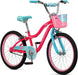 Koen & Elm Big Kids Bike, 20-Inch Wheels, Kickstand Included, Basket or Number Plate, Ages 7-13 Years Old, Rider Height 48-60-Inches
