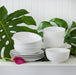 Euro Ceramica Essential Collection Porcelain Dinnerware and Serveware, 16 Piece Set, Service for 4, Classic White