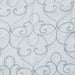 Mainstays Modern Scroll Aqua Rod Pocket Sheer Curtain Set, 28" X 95" (4 Panels)