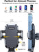 Car Vent Phone Mount, [Never Blocking Vent, Enjoy the Comfort of the A/C] Hands-Free Universal Extension Clip Air Vent Phone Holder Car Fit for All Phones Iphone Samsung More