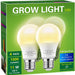 Grow Light Bulbs,  LED Grow Light Bulb A19 Bulb, Full Spectrum Grow Light Bulb, Plant Light Bulbs E26 Base, 11W Grow Bulb 100W Equivalent, Grow Light for Indoor Plants, Seed Starting, 2Pack