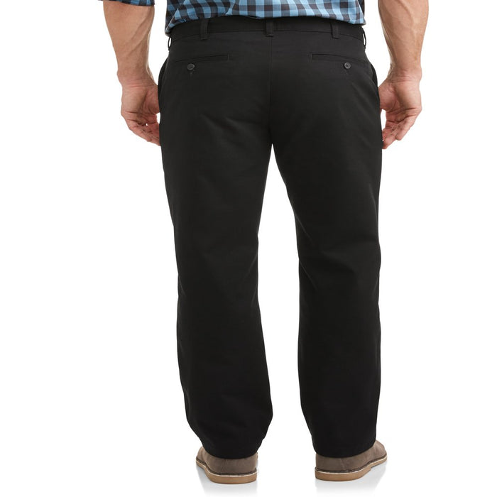 George Men'S Flat Front Wrinkle Resistant Pants