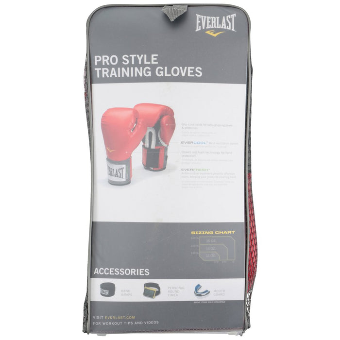 16 Oz. Red Pro Style Training Gloves