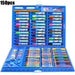 208 PCS Kid Draw Set Colored Pencil Crayon Watercolors Pens with Drawing Board Drawing Set Toy School Supplies Kid Gifts
