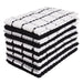 Kitchen Towels 12 Pack - Dish Towels and Dish Cloths - Hand Towel and Dishcloths Sets - 100% Soft Ring Spun Cotton - Great for Cooking in Kitchen or Household Cleaning -Size 15" X 25"