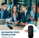 Language Translator Device, Two Way Real-Time Voice Translation, Support 138 Languages, Accurate Offline&Recording&Photo Instant Translation with 3” HD Inch Touch Screen for Travel Business