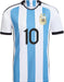 2022 Argentina Soccer Team Jersey #10 Shirt/Jersey/Shorts for Men Adult Sizes