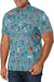 Men'S Standard-Fit Short-Sleeve Printed Poplin Shirt