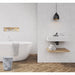 Bath Bliss 1.3 Gal Bathroom Trash Can Wastebasket, Marble