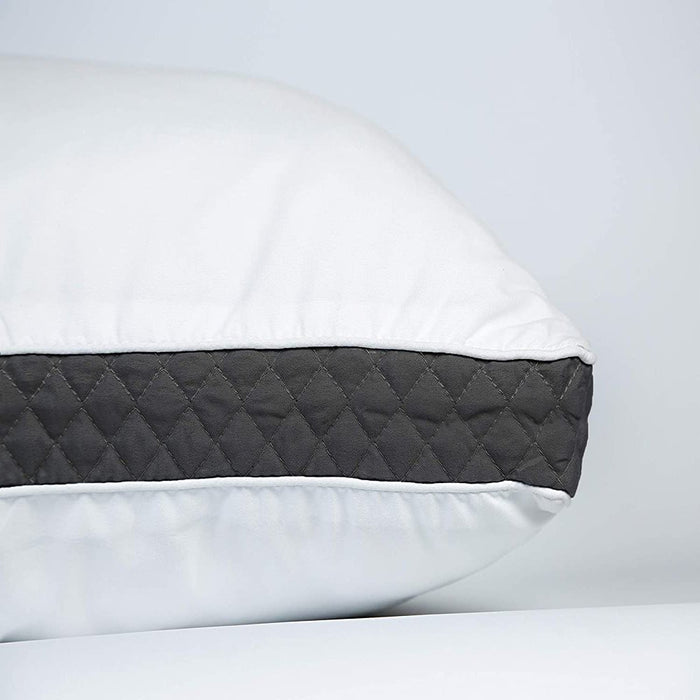 Lux Decor Collection Gusseted Queen Pillows Set of 2 - Comfortable Breathable Bed Pillows for Sleeping (18X26)