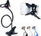 Plastic Flexible Long Arms Gooseneck Clip Clamp Stand Universal Cell Phone Holder - Black
