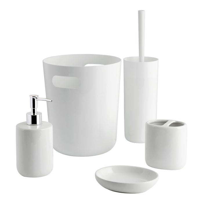 Mainstays Basic Ceramic Toothbrush Holder Arctic White