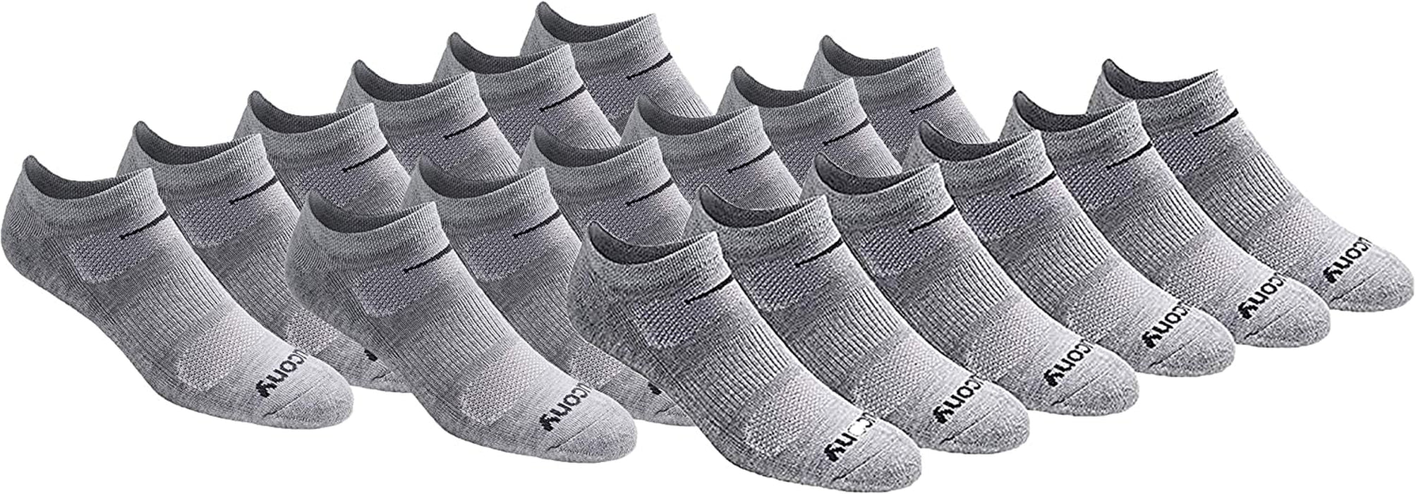 Men'S Multi-Pack Mesh Ventilating Comfort Fit Performance No-Show Socks