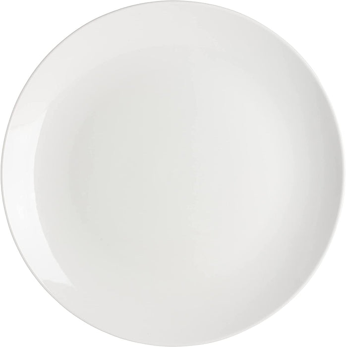 Simply Coupe 16 Piece Dinnerware Set, White - SM-1600-CP-SW