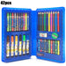 208 PCS Kid Draw Set Colored Pencil Crayon Watercolors Pens with Drawing Board Drawing Set Toy School Supplies Kid Gifts