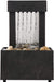 Desktop Fountain, USB LED Indoor Water Fountain Lighted Waterfall Tabletop Fountain with Stones for Office Home Decor