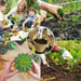 50 Pcs Peat Pots, Biodegradable Eco-Friendly Plant Seedling Starters Kit, Seed Germination Trays with 10 Plant Markers for Vegetable Tomato Saplings & Herb Seed Germination