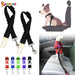 2 Pack Adjustable Pet Dog Cat Car Seat Belt Strap Safety Leads Seatbelt Harness for All Vehicle (Black)